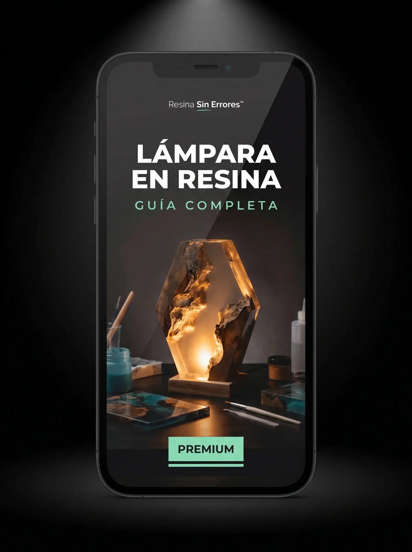 Lampara en Resina